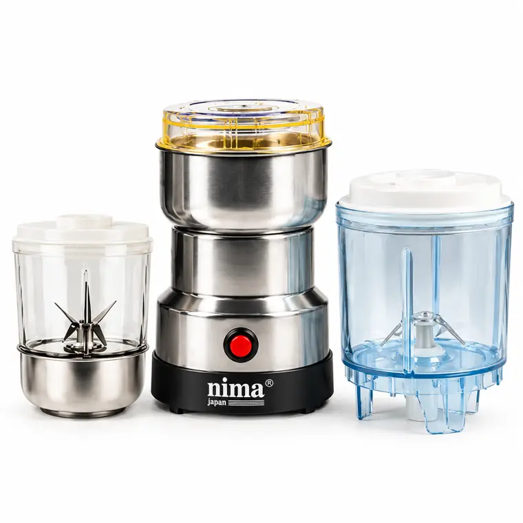 NIMA Japan electric blender with grinder and juicer jars